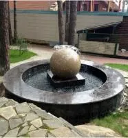 Сфера гранит фонтан 3D шар (518901) ∅ 750 мм. Озерск Челябинская область 