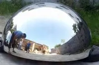 Полусфера ø 1500 нержавеющая сталь (207298) сертификат промоборудование мм.  в Озерске Челябинской области