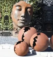 Кортен 3 шара — парк декор (518952) ∅ 950 750 450 мм. Озерск Челябинская область