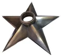 Звезда ø 1100 мм. бронза (197207) поставка комплект горелка ГВД 379 10 89 00 ПС вечный огонь пустотелая  в Озерске Челябинской области