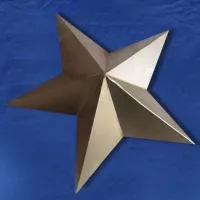 Звезда на обелиск латунь (197203) поставка - стела памятник ø 600 мм. пустотелая  в Озерске Челябинской области