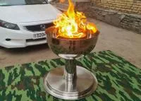 Чаша торжественного огня афины (51756458) производство для ø 360 мм. ветроустойчивая в Озерске Челябинской области