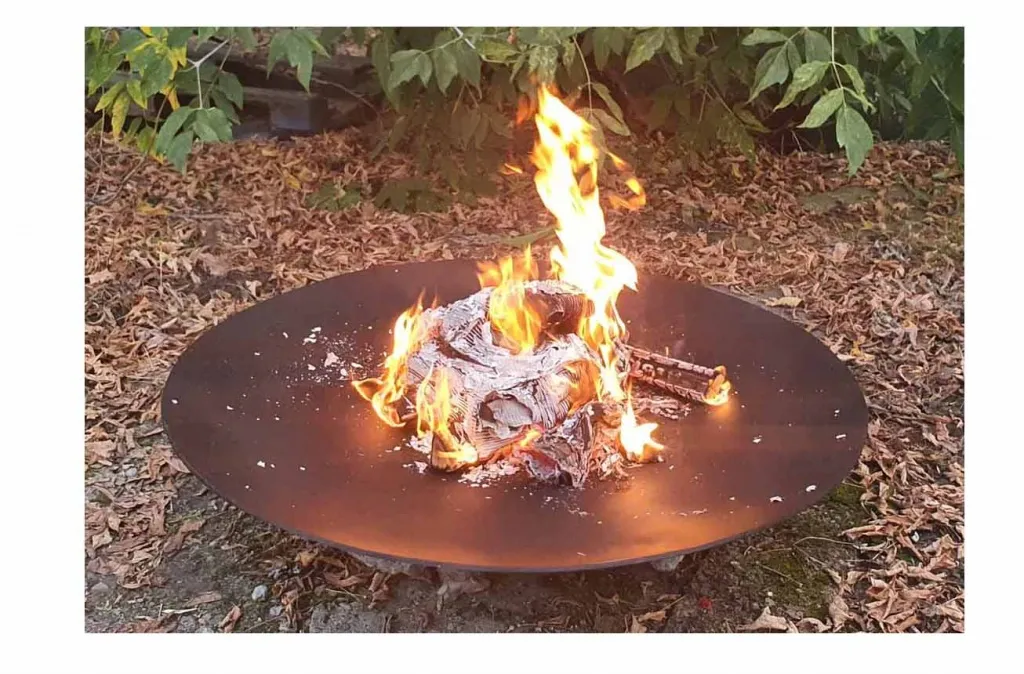 Кострище в виде чаши из металла сталь марки Ст3 аренда в Озерске Челябинской области 